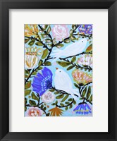 Framed Sweet Love Birds II