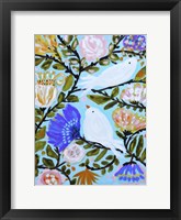 Framed Sweet Love Birds II