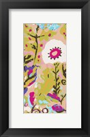 Framed Pink Boho Floral II