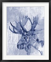 Framed Indigo Moose