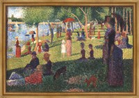 Framed Sunday on La Grande Jatte