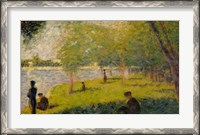 Framed Study for a Sunday on La Grande Jatte