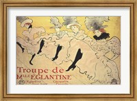 Framed La Troupe de Mademoiselle Eglantine