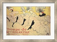 Framed La Troupe de Mademoiselle Eglantine