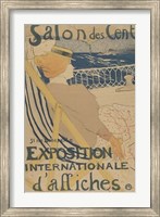 Framed Salon des Cent-Exposition Internationale d'affiches