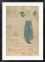 Framed Elles (poster for 1896 exhibition at La Plume)