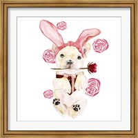 Framed Valentine Puppy I