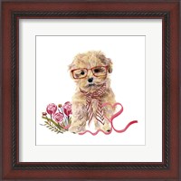 Framed Valentine Puppy II