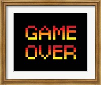 Framed Game Over  - Red