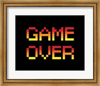 Framed Game Over  - Red