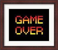 Framed Game Over  - Red