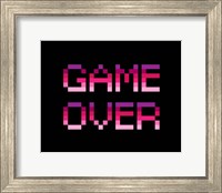 Framed Game Over  - Purple