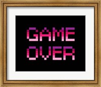Framed Game Over  - Purple