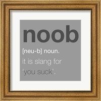 Framed Noob - Gray