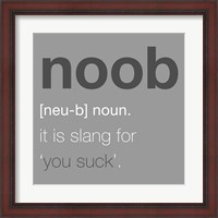 Framed Noob - Gray
