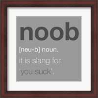 Framed Noob - Gray