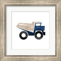 Framed 'Truck With Paint Texture - Part I' border=