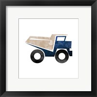 Framed 'Truck With Paint Texture - Part I' border=