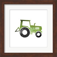 Framed 'Truck With Paint Texture - Part II' border=