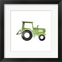 Truck With Paint Texture - Part II Framed Print