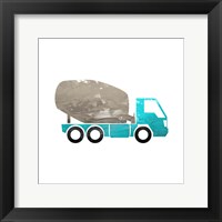 Framed 'Truck With Paint Texture - Part IV' border=