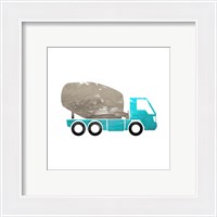 Framed 'Truck With Paint Texture - Part IV' border=