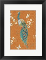 Framed Ornate Peacock X Spice