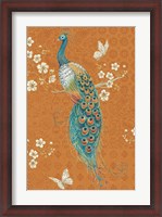 Framed Ornate Peacock X Spice