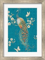 Framed Ornate Peacock XE