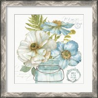 Framed 'My Greenhouse Bouquet II' border=