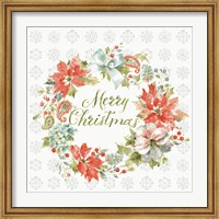 Framed Home for the Holidays Merry Christmas