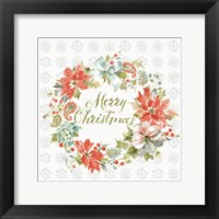 Framed Home for the Holidays Merry Christmas