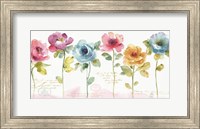 Framed Rainbow Seeds Loose Floral V