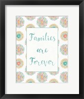 Rainbow Seeds Families Framed Print