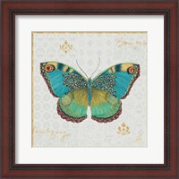 Framed 'Bohemian Wings Butterfly I' border=