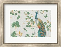 Framed Ornate Peacock IV Master