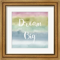 Framed Rainbow Seeds Painted Pattern XIV Cool Dream