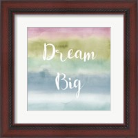 Framed Rainbow Seeds Painted Pattern XIV Cool Dream