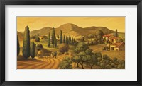 Framed Tuscan Landscape