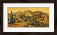 Framed Tuscan Landscape
