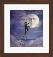 Framed Man With Moon
