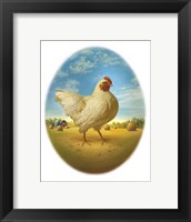 Framed Smaller Promo Chicken - Egg