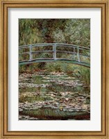 Framed Waterlily Pond, Japanese Bridge