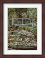 Framed Waterlily Pond, Japanese Bridge