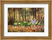 Framed Family in Garden, Argenteuil