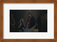 Framed Jesus Raising The Daughter Of Jairus