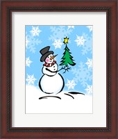 Framed Silly Snowmen III