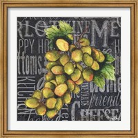 Framed Wine Grapes I