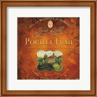 Framed 'Still Life Wine Label Square VI' border=