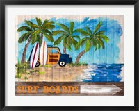 Framed Surf Boards